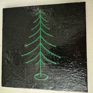 NWT Christmas Tree trivet handmade
